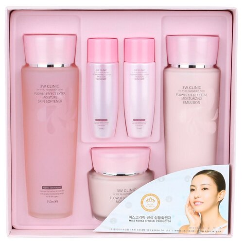 3W Clinic Flower effect extra moisturizing