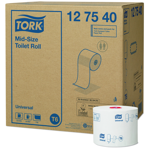 Туалетная бумага TORK Universal 127540 27 рул., белый, без запаха туалетная бумага tork premium 127520 27 рул белый без запаха