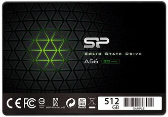 Твердотельный накопитель Silicon Power Ace A56 512 ГБ SATA SP512GBSS3A56A25