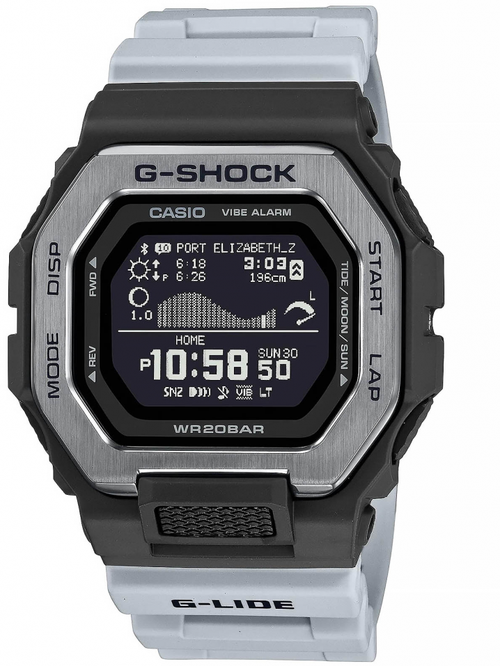 Наручные часы CASIO G-Shock, серый, голубой