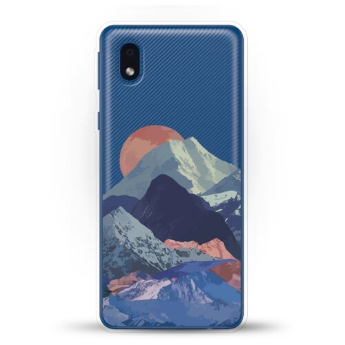фото Силиконовый чехол горы на samsung galaxy a01 core andy & paul