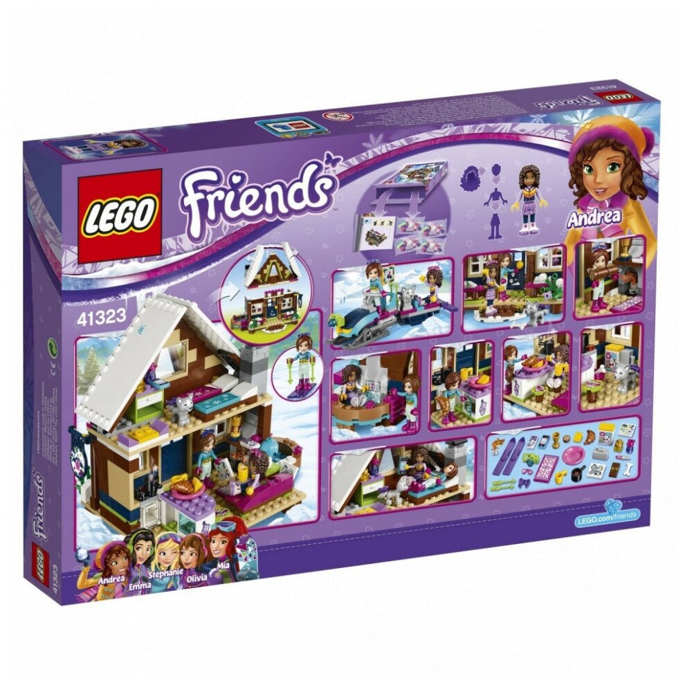 LEGO Friends Горнолыжный курорт: шале - фото №17