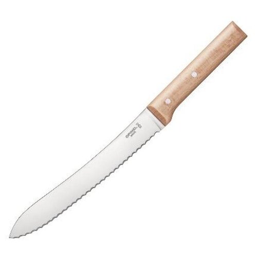 фото Нож для хлеба opinel №116, деревянная рукоять, нержавеющая сталь, 001816