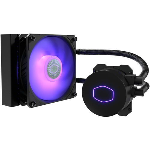 Система водяного охлаждения Cooler Master MasterLiquid ML120L V2 RGB, черный/RGB cpu heatsink cooler fans cooling am3 radiator for intel lga 1150 1155 1156 775 1366 amd am2 am2 am3 am4 3 pin rgb cpu cooler