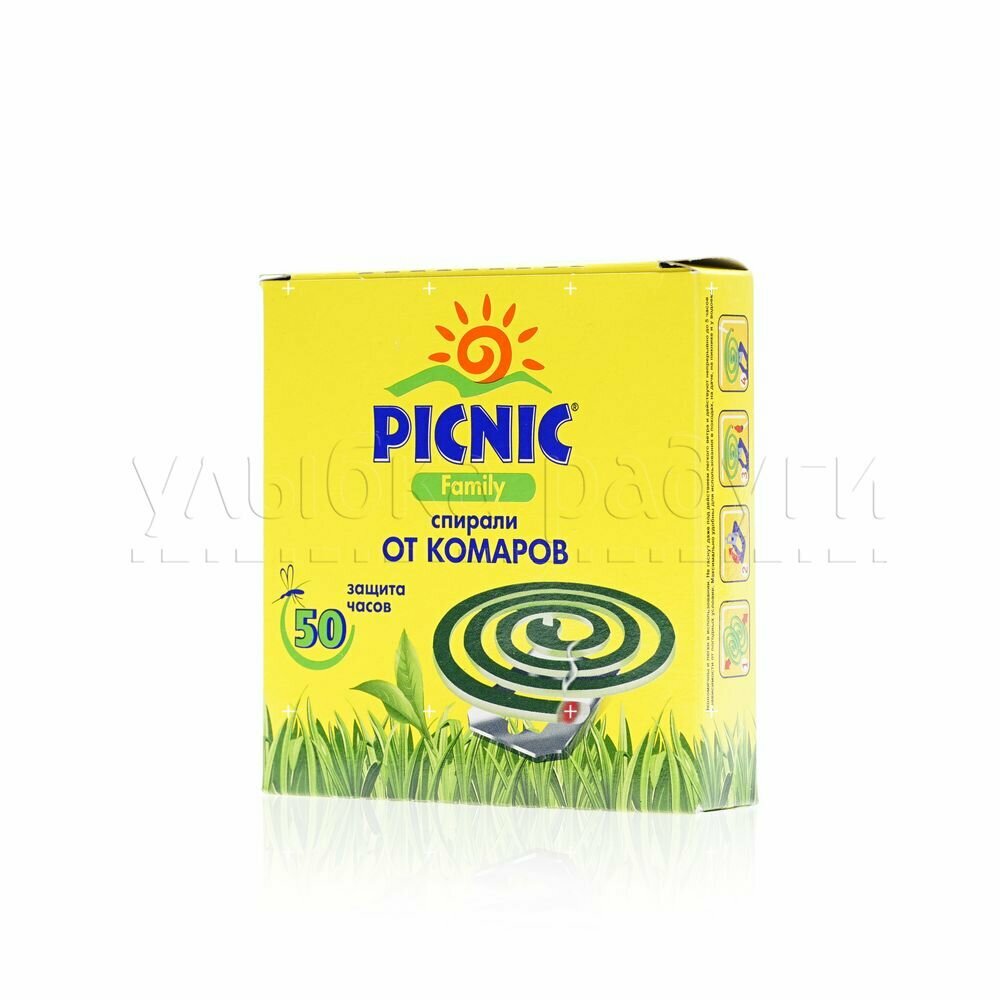 PICNIC Набор спиралей от комаров "Защита 80 часов", 10 шт (PICNIC, ) - фото №7
