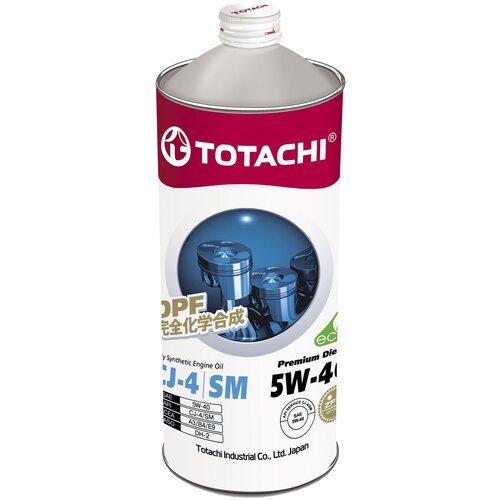 TOTACHI Premium Diesel Fully Synthetic CJ-4/SN 5W-40 20л