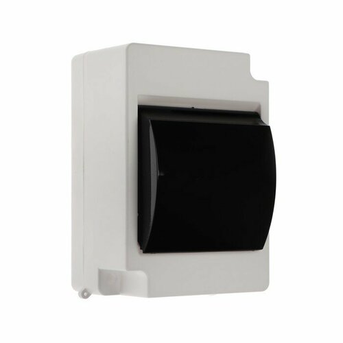 Щит Luazon Lighting ЩРН-П-4 на 4 модуля IP30 с крышкой навесной пластик цвет белый 365₽