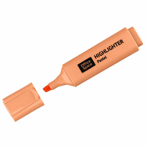 Текстовыделитель OfficeSpace пастельный цвет, оранжевый, 1-5мм (арт. 347849)