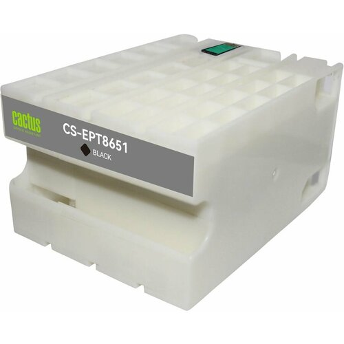 Картридж струйный Cactus CS-EPT8651 черный (8000стр.) для Epson WF5190 5690 картридж cactus cs ept8651 8000 стр черный