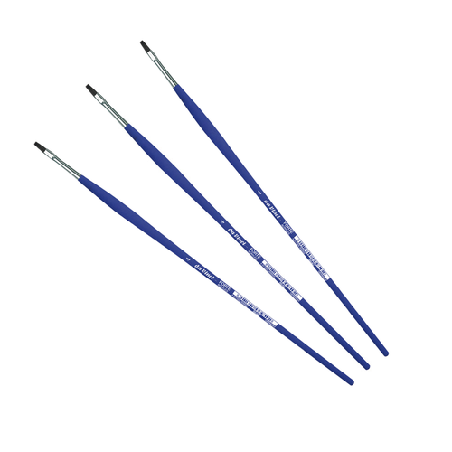 Кисть синтетика плоская, длинная ручка, Da Vinci 8640 Forte-Acrylics № 4