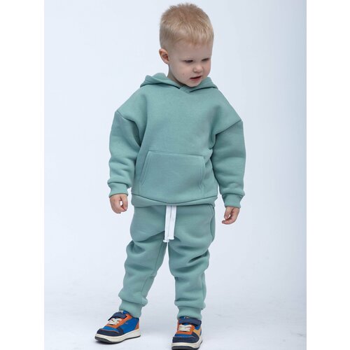 Костюм KIDDY CHIC, размер 122, бирюзовый