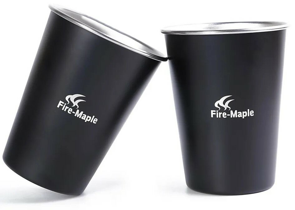 Набор стаканов Fire Maple Antarcti Cup Black, 350 мл, 2 шт