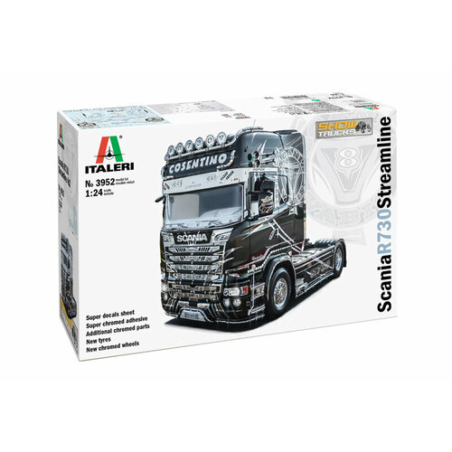 фото 3952ит грузовик scania r730 streamline showtrucks (10013160/300421/0255806, италия ) italeri