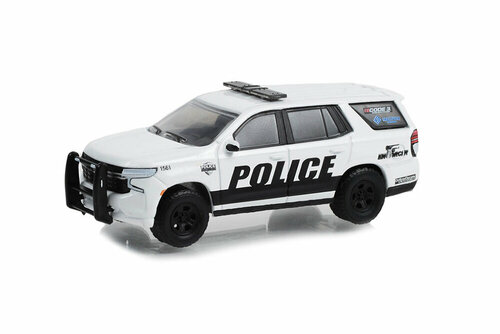 Chevrolet tahoe police pursuit vehicle general motors fleet police 2021 white