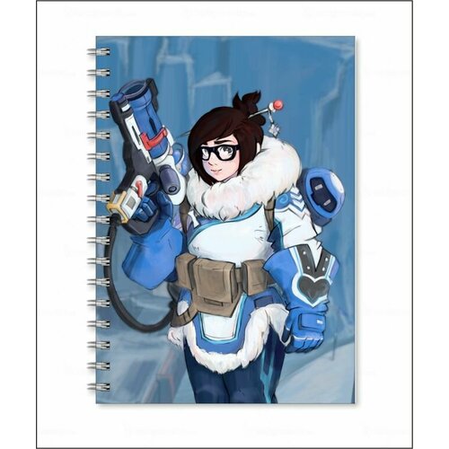 Тетрадь Overwatch, Овервотч №41, А5 записная книжка с подсветкой paladone овервотч overwatch трейсер tracer pp5663ow а5