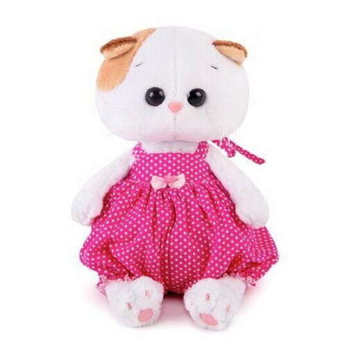 фото Мягкая игрушка кошка ли-ли baby в розовом песочнике 20 см - budi basa [lb-079] budi basa collection