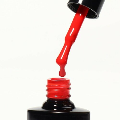 Гель-лак для ногтей, «CLASSIC COLORS», 3-х фазный, 8мл, LED/UV, цвет ярко-красный (130)