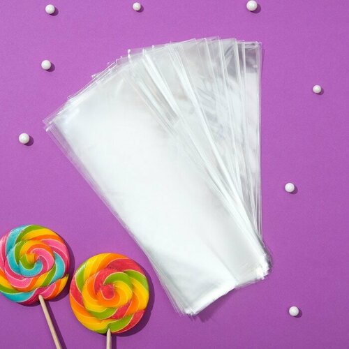 Пакет фасовочный бопп 7 х 18 см 25мкм 100шт 404₽