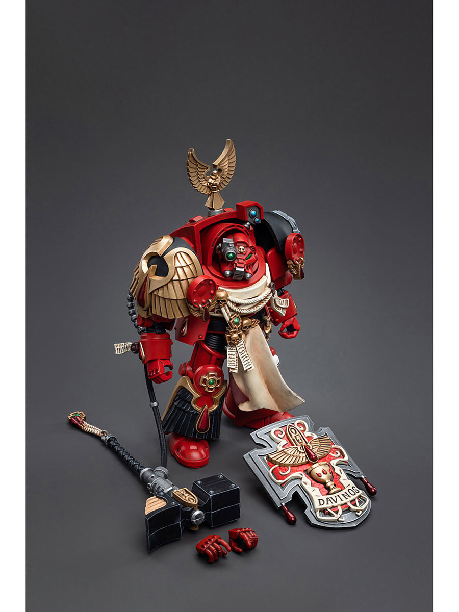 Фигурка JoyToy. Warhammer 40,000: Blood Angels Assault Terminators Brother Davinos - фото №6