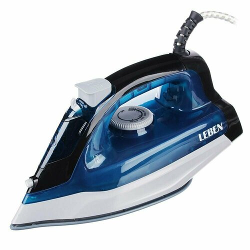Утюг с отпаривателем 1 600 Вт подошва - керамическое покрытие синий 179900₽