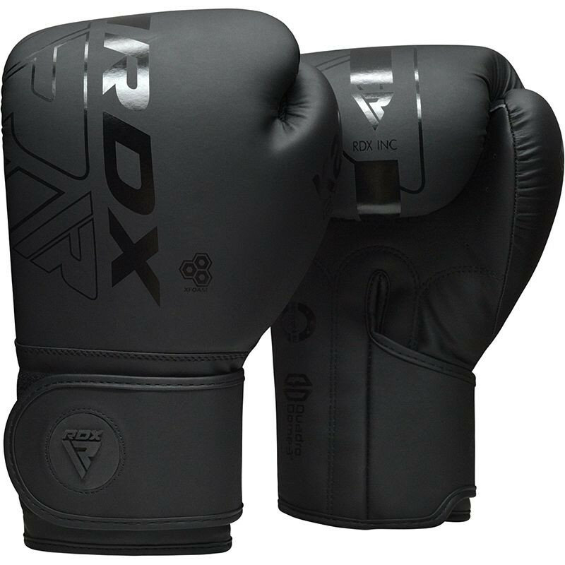 Боксерские перчатки RDX F6 12oz черный матовый