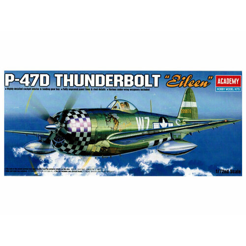 12474 Academy Американский самолёт P-47D Thunderbolt (1:72)