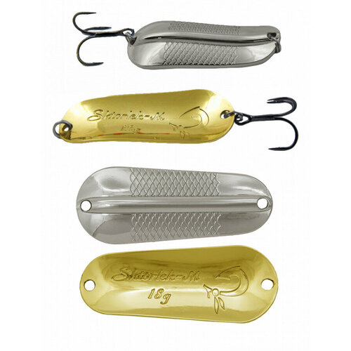 Блесна колеблющаяся LureMax Shtorlek-M, 58 мм, 12 г, 82