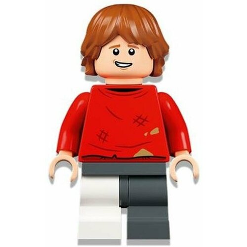 Минифигурка Лего Lego hp328 Ron Weasley, Red Sweater, Leg Cast минифигурка лего lego hp141 seamus finnigan gryffindor sweater black short legs