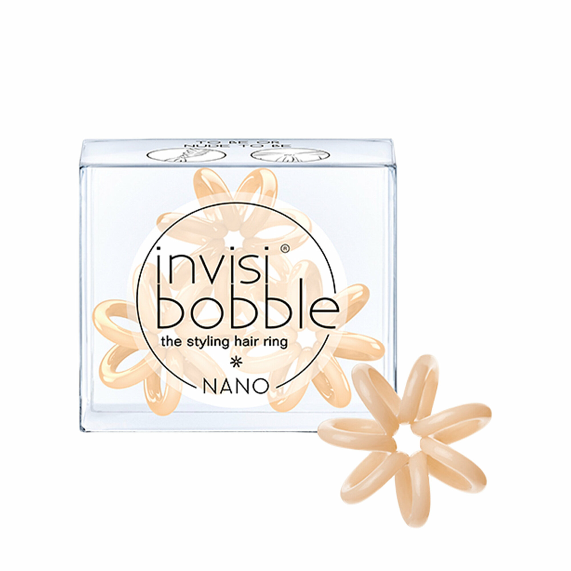 Invisibobble Резинки-пружинки для волос Nano To Be or Nude to Be 1 шт