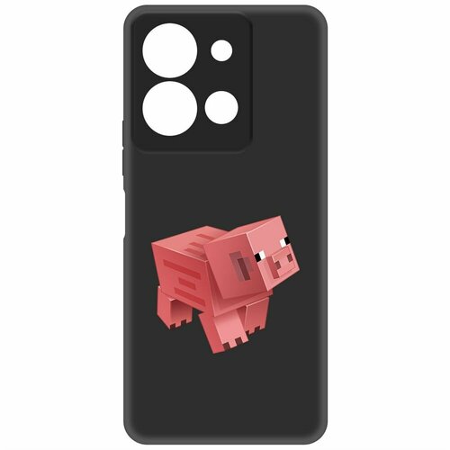 Чехол-накладка Krutoff Soft Case Minecraft-Свинка для Vivo Y36 черный чехол накладка krutoff soft case minecraft свинка для vivo y21 черный