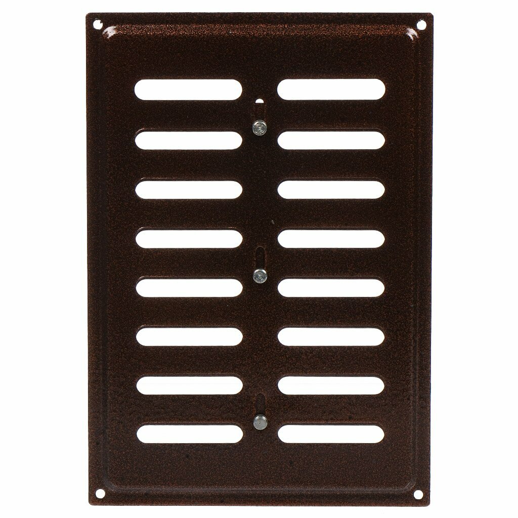 фото Решетка вентиляционная металл, регулируемая, 240х170 мм, медь, Event, 170х240ВРР
