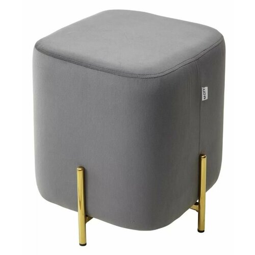 Пуф M-CITY ARES BLUVEL-14 GREY GOLD 6992₽