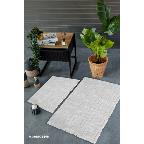 Комплект ковриков для ванной 60x10040x60 11980 Meander Doco антрацит Комплект ковриков 5240₽