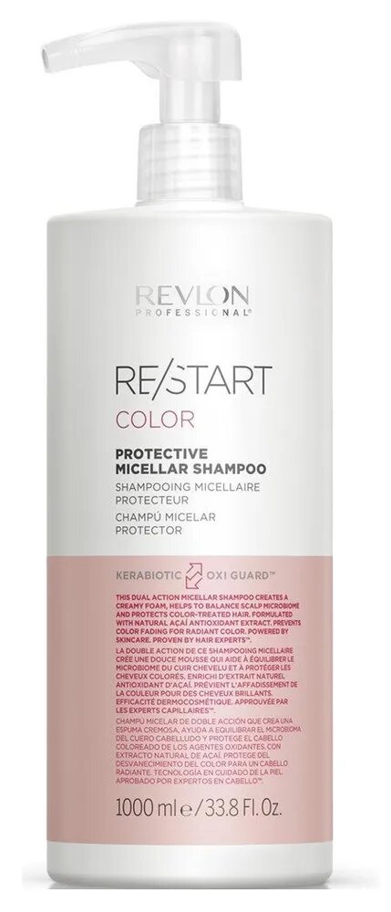 REVLON PROFESSIONAL Шампунь мицеллярный для окрашенных волос, RESTART COLOR PROTECTIVE MICELLAR SHAMPOO