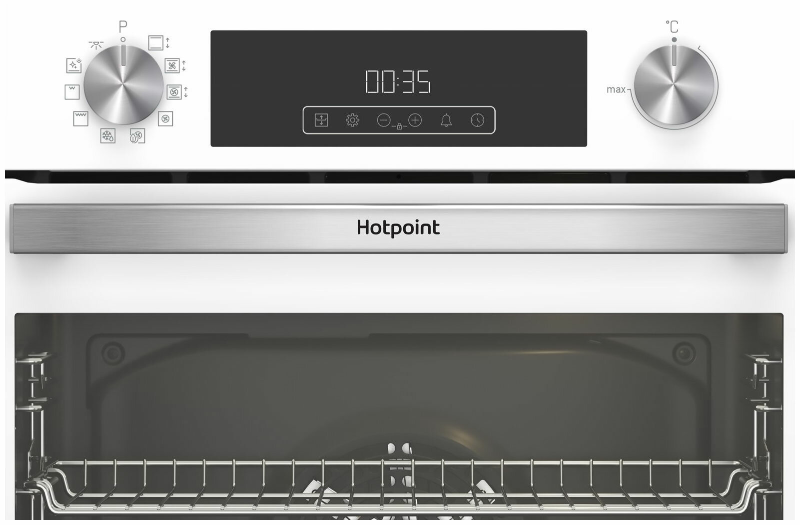 Встраиваемый электрический духовой шкаф Hotpoint FE8 821 H WH - фотография № 2