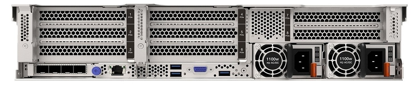Сервер Lenovo ThinkSystem SR650 V2 7Z73A06VEA форм-фактор 2U/Intel Xeon Silver-4314(2.4GHz)/32GB DDR4-3200 RDIMM/ 12x2.5" — фото 2