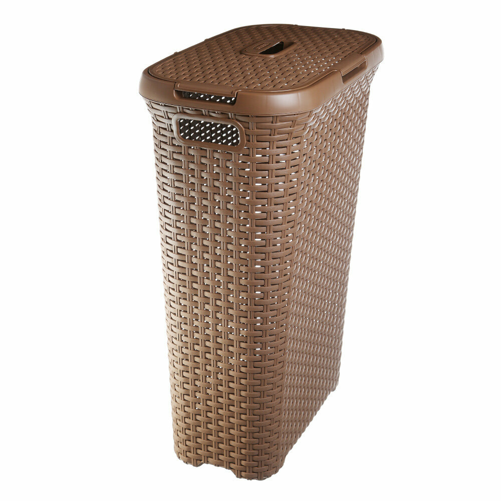 Корзина для белья Curver natural style 40 л коричневая (00709-213-00) - фото №4