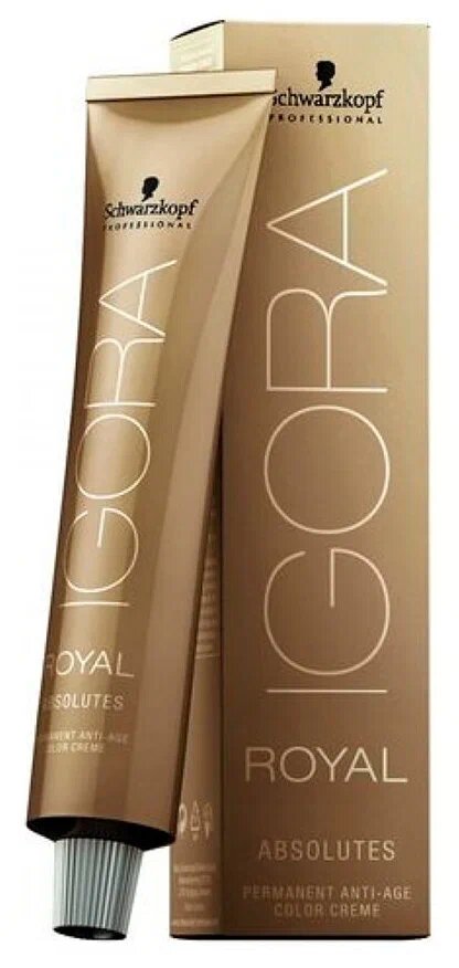 Schwarzkopf Professional, Igora Royal Absolutes 8-01 Светлый русый натуральный сандрэ 60 мл