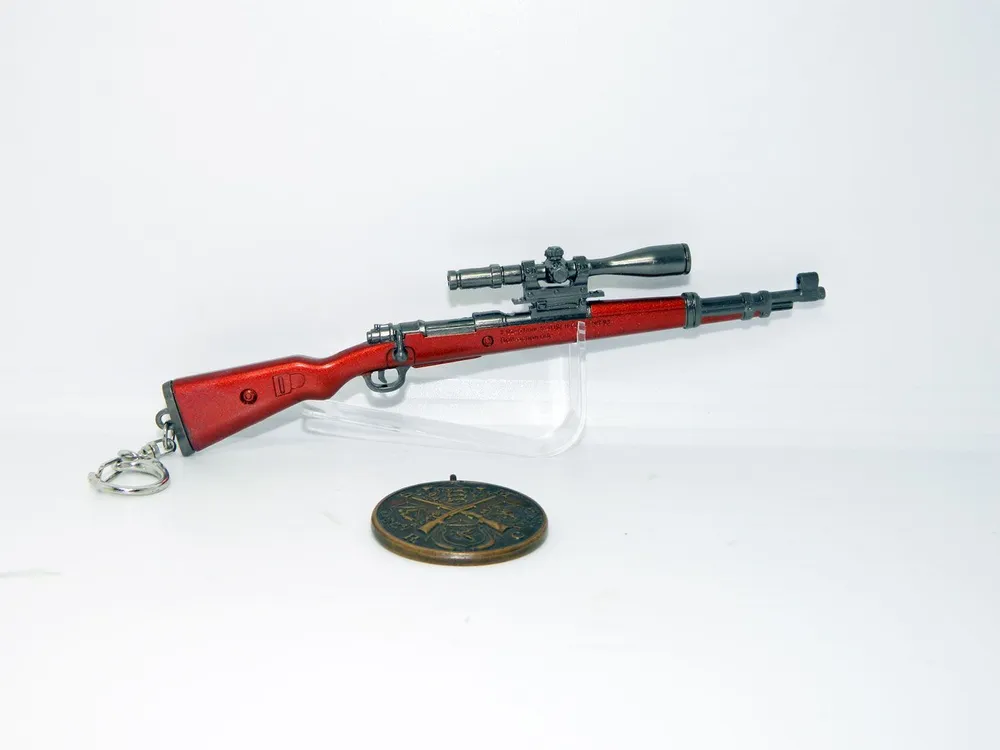 Сборная миниатюрная модель винтовки Mauser k98