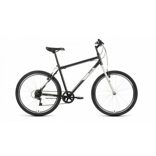 Велосипед 26 FORWARD ALTAIR MTB HT 1.0 (7-ск.) 2022 (рама 19) черный/серый велосипед forward flash 26 1 0 2021 велосипед forward flash 26 1 0 26 21 ск 19 черный серый rbkw1m16g008