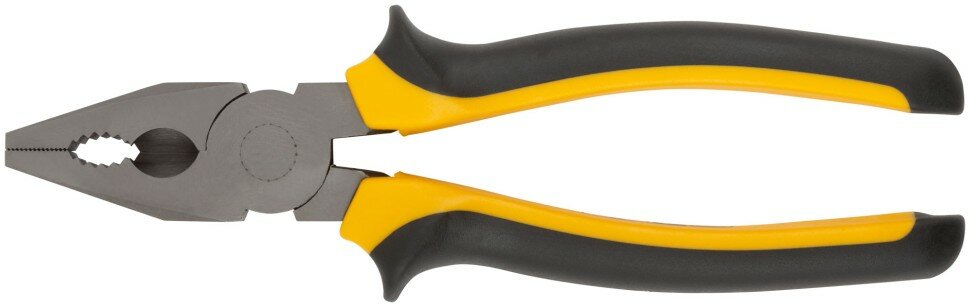 FIT Плоскогубцы комбинированные "Стайл", мягкие прорезиненные ручки, молибденовое покрытие 200 мм ( 50628 )