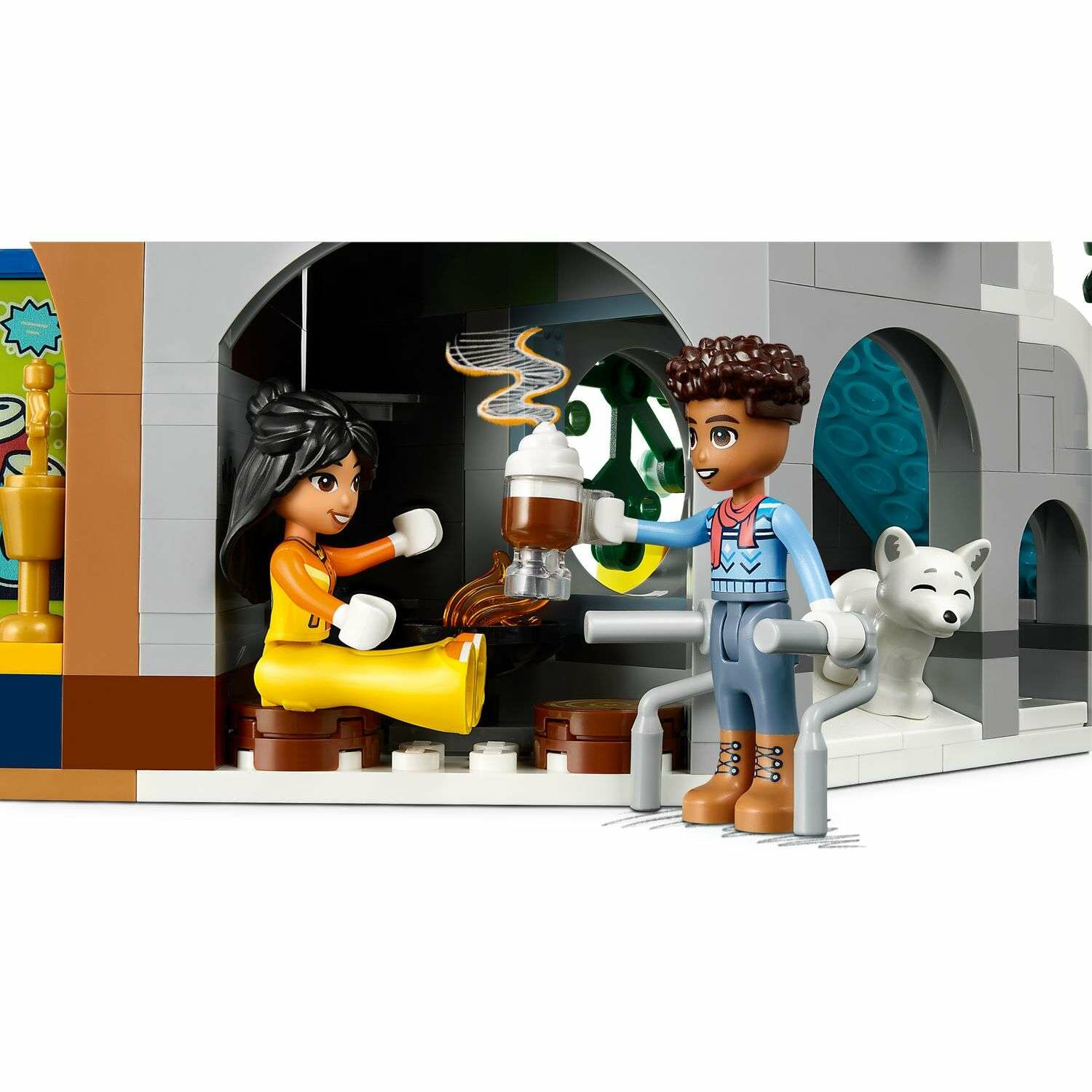 LEGO Friends Каникулы. Горнолыжный склон и кафе 41756 - фото №12