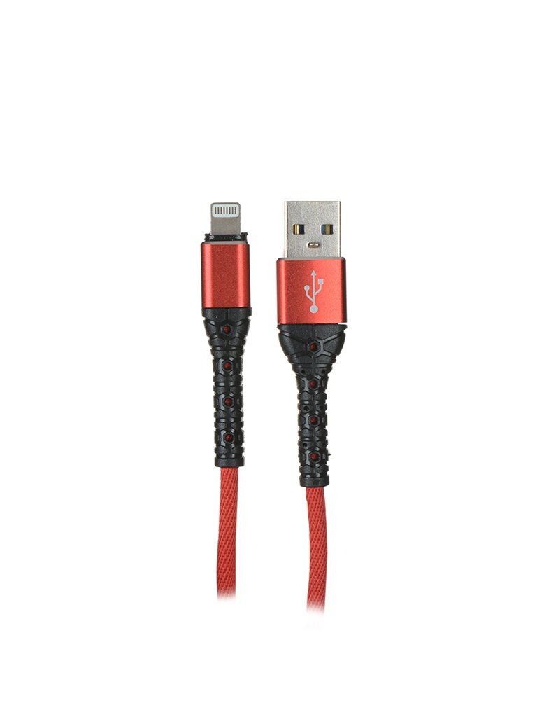 фото Аксессуар Red Line USB - Lightning 3А Red УТ000034240