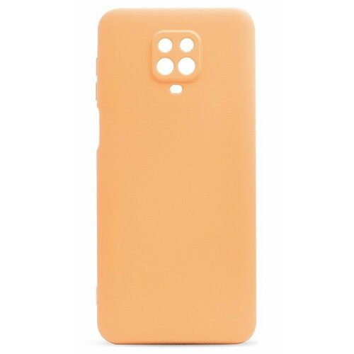 Накладка силиконовая Silicone Cover для Xiaomi Redmi Note 9 Pro / Xiaomi Redmi Note 9S пудровая 2 in 1 full cover glass for xiaomi redmi note 9 pro glass for redmi note 9 pro screen protector for redmi note 9 pro lens glass