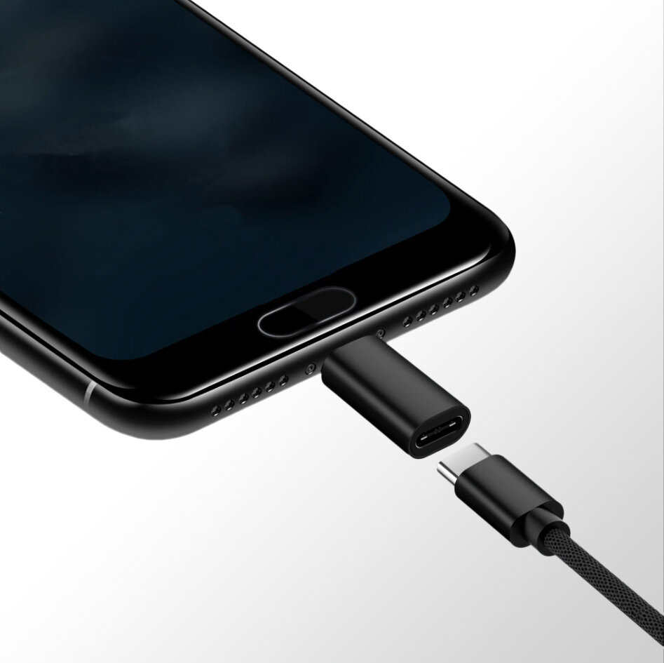 Переходник Type C на USB Micro / Адаптер - переходник USB-C (M) на Микро (F) / OTG USB-C для мобильного устройства на Android с Micro USB — фото 5