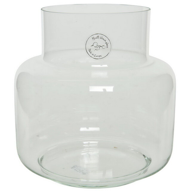 Kaemingk Стеклянная ваза для цветов Glassy 19*18 см 648070