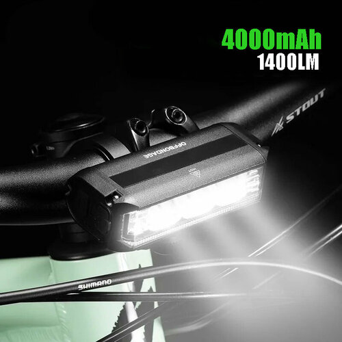 Велосипедный фонарь 6 диодов на 200м, USB зарядка велосипедный фонарь newboler передний велосипедный светильник 1000 люмен 4800 мач водонепроницаемый фонарик зарядка через usb mtb дорожные велоси