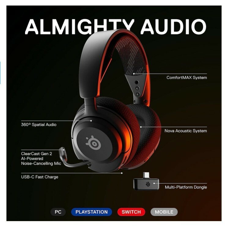 Компьютерная гарнитура Steelseries - фото №5