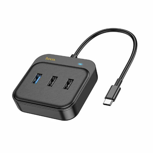 USB-концентратор HOCO HB36 EasyLink 5 Гнезд PD USB30 2хUSB20 HDMI кабель Type-C цвет черный 113400₽