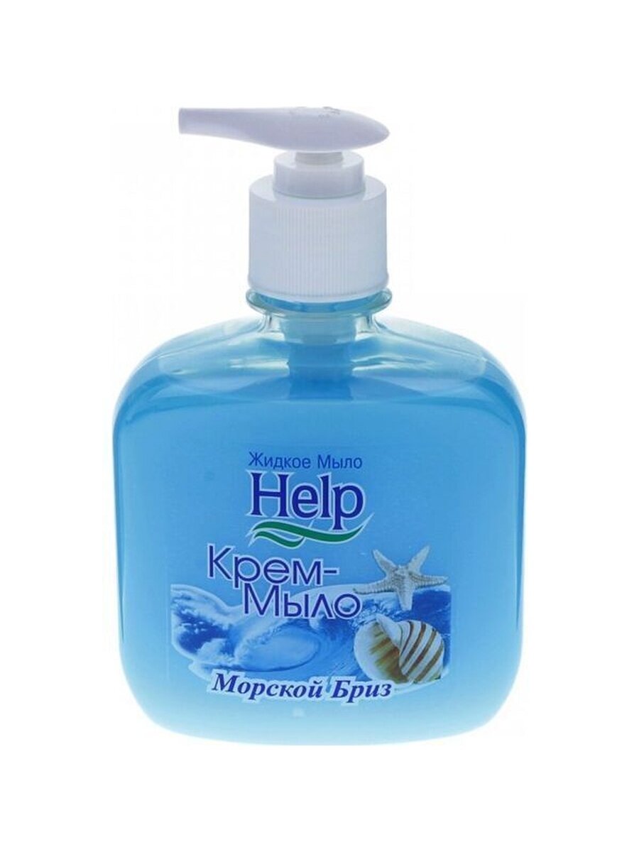 фото Хелп / Help Relax - Мыло жидкое для рук Морские минералы активная пена с дозатором 500 г